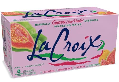 LaCroix Sparkling Water, Guava Sao Paulo, 12 Fl Oz (pack of 7), Best By: 03/25/2026
