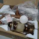 68" Rustic Farmhouse Tree Trunk Floor Lamp Country Brown Finish Wood Vintage Standing Tall Lamp With lantern Stepless Dimmable Industrial floor Lamp Decor for Bedroom Living Room Office Hotel