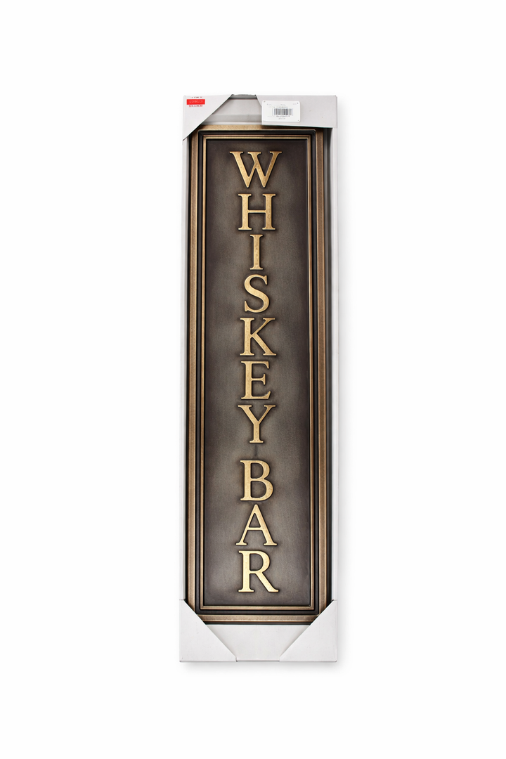 Crystal Art Gallery Metal Wall Art6 x 30 in Whiskey Bar