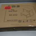 Step Stool for Adults,Holds up to 500Lb,3 in1 Heavy Duty Sturdy Two Step Stool for Kichen/Bathroom/High beds, Wooden&Metal Frame, Non-Slip Pads (Black)