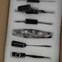 2PCS 1/2 inch Square Drive to 1/4 inch Hex Female Socket Adapter Converter Chuck Adapter for Impact Air and Electric Wrench