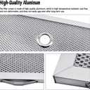 Grease Range Hood Filter S99010434-002 Fit Broan Nutone BKDB130 Series | Washable aluminum grease filter (2-pack) for Broan-NuTone 30-inch hoods CDF130SS BKDB130BL BCDF130BS BKDB130WW BKDB130SS