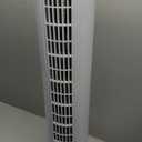 Comfort Zone 32-Inch Oscillating Tower Fan Ultra-Slim Bladeless Design with 3 Speeds, 90 Wide Oscillation & Built-in Carry Handle Quiet Portable Standing Fan for Bedroom, Home, or Office, White
