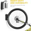 monTEK Swivel Bike Wall Mount  4 Pack Garage Bike Hanger & Space-Saving Vertical Bike Rack for Garage & Apartment, Sturdy Bike Storage Hook Holds 66 lbs, Easy Installation & Scratch-Proof Design