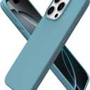 ORNARTO Compatible with iPhone 16 Pro Case 6.3", Slim Liquid Silicone 3 Layers Soft Gel Rubber Shockproof Protective Cover with Anti-Scratch Microfiber Lining-Cactus