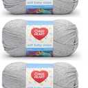 Red Heart E746-9401 Red Heart Soft Baby Steps Yarn - Elephant (pack of 3)