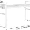 Expandable Cabinet Shelf Organizer Riser for Kitchen Pantry Cupboard Under Sink Countertop,kitchen cabinet shelf (white)