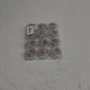 YRP 12 Pcs Baptism White Scented Rosaries with Individual Gift Box - Christening Favor