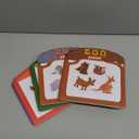 JoyCat Wooden Fridge Magnets for Toddlers, 50PCS Magnetic Color Sorting Refrigerator Toys, Farm & Zoo Animal Magnets for Kids, Baby Educational Learning Gifts for 2, 3, 4, 5 Year Olds