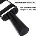 Olympic Tricep Bar Home Gym Weightlifting for Strength Training with Rubber Grips for Deadlifts, Squats, Shrugs