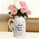 Wedding Gifts for Couples 2026: Love Grows Here & Rings Design - Home Decor Accents for Newlyweds
