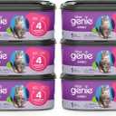 Litter Genie Refill Bags | Jumbo 6-Pack 168 total ft | Up to 24 months of supply in 6 cartridges | Ultimate Odor Control Cat Litter Bags