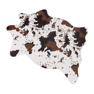 MustMat Cute Cow Print Rug Fun Faux Cowhide Area Rug Nice for Decorating Kids Room 29.5" W x 43.3" L