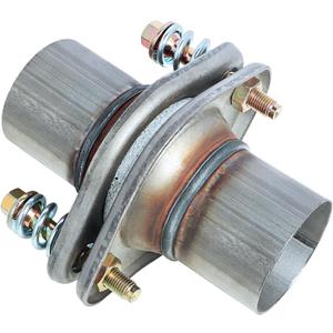 2.25 inch Exhaust Flex Spring Flanges 409 Stainless Steel, Exhaust Flange Spring Joint with Bolt and Gasket Universal Fit for Car Truck SUV Aftermarket