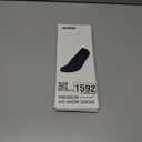 Cloud Women's No Show Invisible Socks (Black, S)
