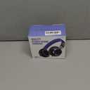 AILIHEN C8 Kids Headphones Wired, On-Ear Headphones with Microphone and Volume Control Foldable Corded Stereo 3.5mm Headset for School Teens Smartphones Chromebook Laptop Tablets Travel (Black Blue) (Medium)