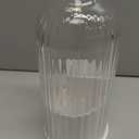 Makeup Brush Holder with Lid 360 Rotating Clear Dustproof Make Up Organizers for Vanity Bathroom Countertop, Transparent | with Lid, 360 Rotating, Dustproof