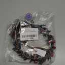 Handmade Black Flower Crown - Adjustable Black Floral Headband Renaissance Hair Accessories Elf Headpiece Boho Garland for Women Girls Renaissance Festival Photography Props (Black frost fruit)