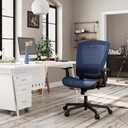 ELABEST Mesh Office Chair,Ergonomic Computer Desk Chair,Sturdy Task Chair- Adjustable Lumbar Support & Armrests,Tilt Function,Comfort Wide Seat,Swivel Home Office Chair (Blue), 41.7" - 45.5" H x 28.5" W x 20.5" D