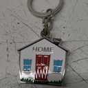 Hillman 5938998 Black & Silver House Key Chain
