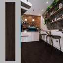 Art3d Peel and Stick Floor Tile Vinyl Wood Plank 36-Pack 54 Sq.Ft, Brown Stone, Rigid Surface Hard Core Easy DIY Self-Adhesive Flooring, 36 x 6 x 0.1 inches