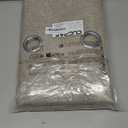 CUCRAF 100% Blackout Curtains for Bedroom 84 inches Length 2 Panels Set,Linen Textured Room Darkening Grommet Curtain for Living Room, Light Blocking Thermal Insulated Drapes (52 x 84 Inch,Linen)