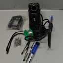 YIHUA 926 III 60W Digital Display Soldering Iron Station Kit w 2 Helping Hands, 6 Extra Iron Tips, Lead-Free Solder, Solder Sucker, S/ S Tweezers, °C/ ºF Conversion, Auto Sleep & Calibration Support