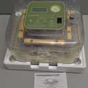 Incubator for Hatching Eggs Automatic Humidity and Temperature Control 12 Eggs Incubator, Digital Display Auto Turner 360° View Egg Candler for Chicken, Duck and Quail Bird Eggs