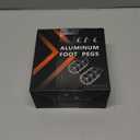 AnXin Foot Pegs Motorcycle Universal CNC Footpeg for PW TTR YZ 50-125cc MB200 Mini Bike SSR Apollo RFZ TaoTao Lifan Kayo Coolster Pit Bike - Blue