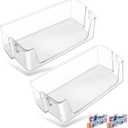 [2 PACK] Upgraded Right Refrigerator Door Bin RF28T5001SR RF28T5021SR RF27T5201SR RF27T5241SR RF28T5101SR RF28T5001SG DA63-09775A DA97-20984A Door Shelf Compatible with Samsung Refrigerator Door Bin