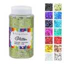 Craft and Party, Craft Glitter for Craft and Decoration 1 Pound Bottled (Chunky - 1/24", 0.040",1mm, Apple Green)