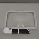 5X Magnifying Glass with Light, Lightweight Full Page Magnifier for Reading, Large Lighted Magnifier with 48 LED Light and Anti-Glare Lens, Ideal Gift for Seniors, Macular Degeneration, Low Visions