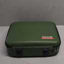 COLCASE Fireproof Document Folder, Hard Fireproof Waterproof Document Box with Lock Creative Hard-Shell Design Fireproof Document Box for Important Documents Certificates Laptop Passports Green