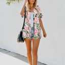 LILYCHIC Women's Hawaiian Shirts Coconut Button Summer Soft Button Down Shirts Short Sleeve (XXL)