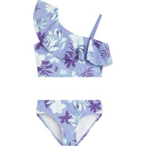 Kanu Surf Girls Avery UPF 50+ Beach Sport One Shoulder Tankini (16, Julia Purple)