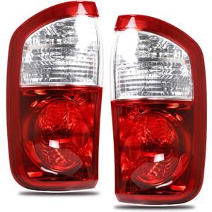 Tail Light Compatible With 2004 2005 2006 Toyota Tundra Rear Light Taillights Pair Left and Right Driver and Passenge Side Replace TO2800153 815600C040 TO2801153 815500C040