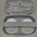 Momcozy M5 Smart APP Controlled Wearable Breast Pump, Hands-Free Wireless Electric Pump, 3 Modes 9 Suction Levels, BPA-Free, Portable Lightweight, 24mm Flange, 2-Pack Quill Gray