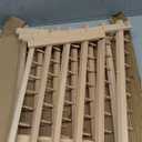 New brothread 2X60 Spools Wooden Thread Rack/Thread Holder Organizer with Hanging Hooks for Embroidery Quilting and Sewing threads