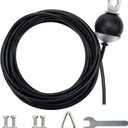 Fitness Pulley Cable 196 Inch, Adjustable Home Gym Cable Replacement for Pulley System, Heavy Duty Fitness Rope Machine Accessories