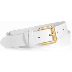 WHIPPY Women's Leather Belts for Jeans Pants Casual Ladies Belt Fashion Vintage Pin Buckle Belt for Women