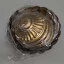 4 Pcs Metal Compote Bowl for Centerpiece Flower Holder Small Compote Vase Indoor Outdoor Flowers Fruits Plant for Christmas Wedding Home Party Decoration (Gold Bronze)