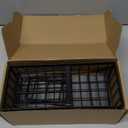 Cisily Kitchen Sink Caddy Organzier with High Brush Holder, Sponge Holder for Sink, 304 Rustproof Stainless, Kitchen Countertop Soap Dispenser Organizer, Kitchen Decor and Accessories (9.25, Black)