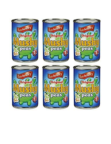 Batchelors Original Mushy Peas 300g, (Pack of of 6) BB 10/2027