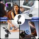 Electric Vacuum Suction Car Phone Holder, 360 Rotation Magnetic Phone Holder for Car Foldable Strong Suction Adjustable Car Phone Mount Stand for iPhone16/15/14/13/12(Not Charge Phone)