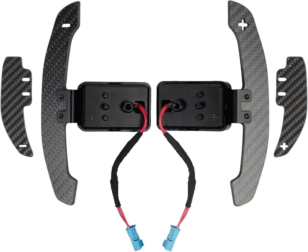 BHB Paddle Extensions Compatible with BMW M2 M3 M4 G87 G20 G30 G80 G82 G01 G05 G07 F15 F80 F82 F87 F30 Z4 G29 F30 G22 X3 X5 X6 X7 M Compatible with Toyota Supra 18+