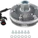 Electronic Engine Cooling Fan Clutch Assembly for Ford F-250 F-350 E-350 Super Duty Powerstroke Turbo 6.0L V8 Diesel