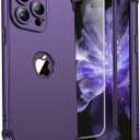 ORETECH for iPhone 14 Pro Case, with [2 x Screen Protectors] [10 Ft Military Grade Drop Test] [Camera Protection] 360 Full Body Shockproof Slim Thin Phone Case iPhone 14 Pro Cover 6.1" Purple