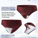 LEVAO Seamless Thongs for Women-Low Waist Invisible G-string No Show Thong Panty Liners Workout Panties S-XL (Black/White/Khaki/Skin Color/Red Brown/Coffee)