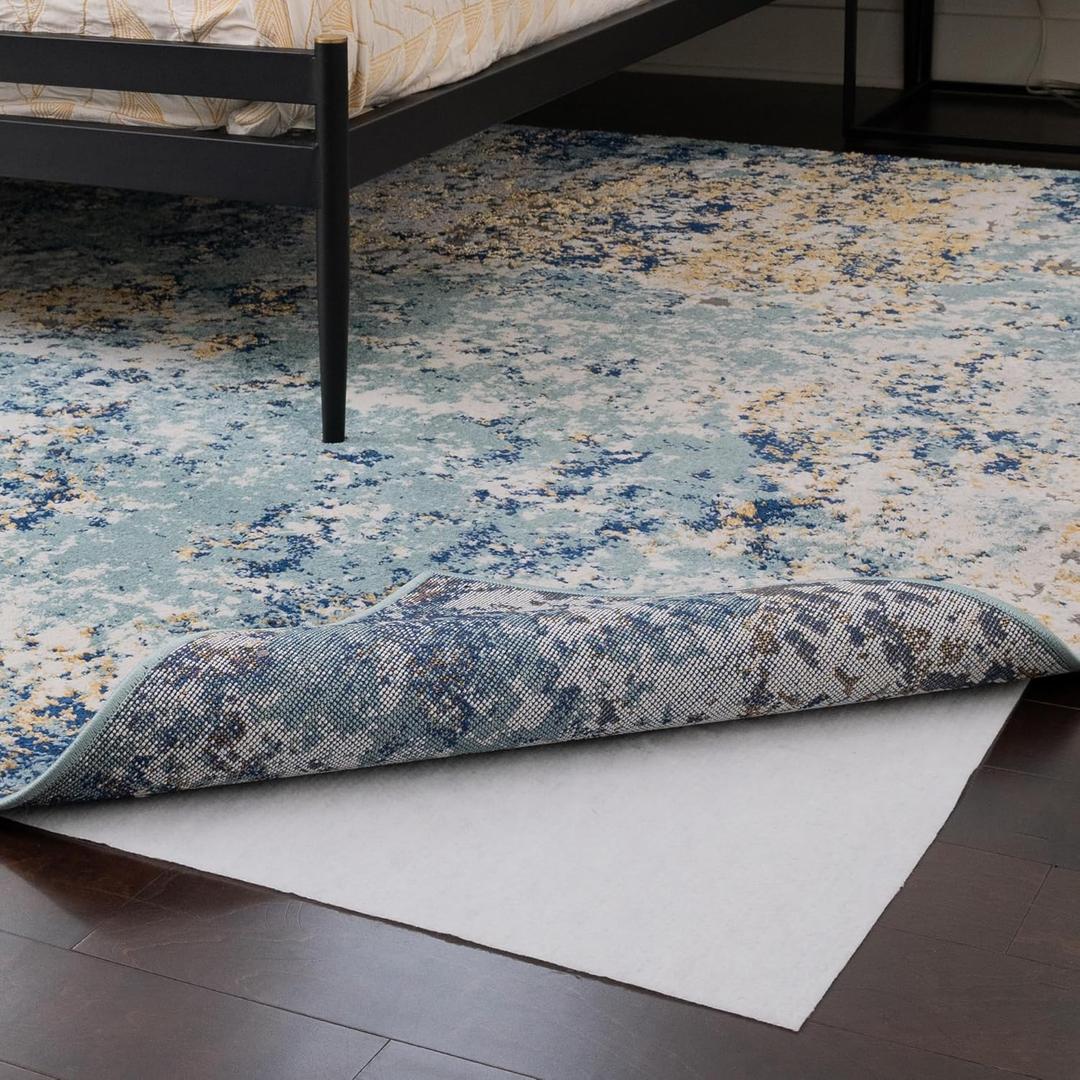 Hold-a-Rug 2' x 8' - Non-Slip Rug Pad, Non Skid Pads for Hardwood, Vinyl, Tile, Laminate Floors, Keep Area Rugs Secure, Safe for Indoor Flooring,  Thick