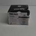 Aroma Housewares Aroma 6-cup (cooked) 1.5 Qt. One Touch Rice Cooker, White (ARC-363NG), 6 cup cooked/ 3 cup uncook/ 1.5 Qt.